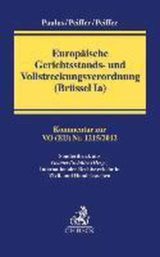 Europäische Gerichtsstands- und Vollstreckungsverordnung (B ... - cover