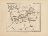 Historische kaart, plattegrond van gemeente Woubrugge in Zuid Holland uit 1867 door Kuyper van Kaartcadeau.com
