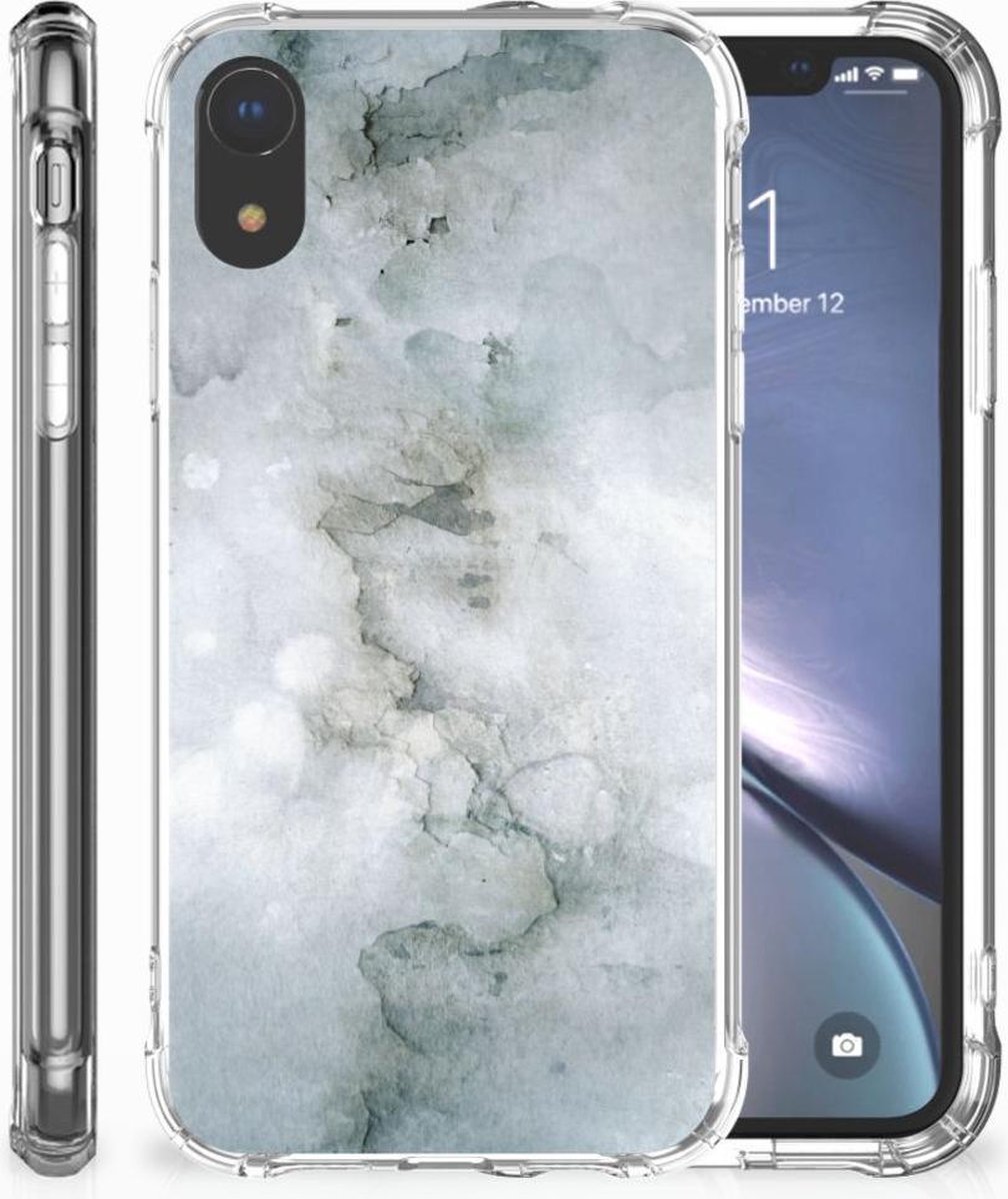 Back Cover Apple iPhone Xr Painting Grey