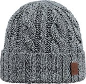 Barts Twister Turnup - Beanie - Heather Grey
