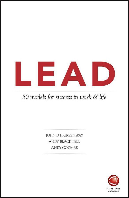 LEAD: 50 models for success in work and life - cover