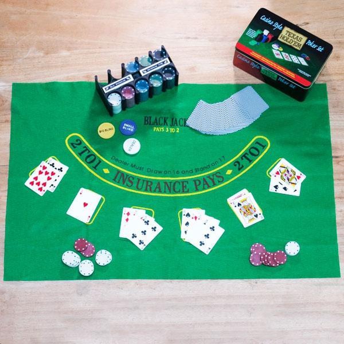 Poker Spel - 200 Onderdelen | Games | bol.com