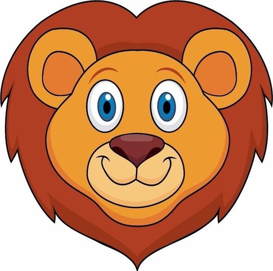 Kartonnen leeuwen masker voor kinderen | bol.com