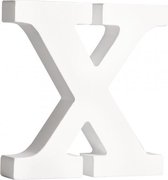 Houten letter X 11 cm