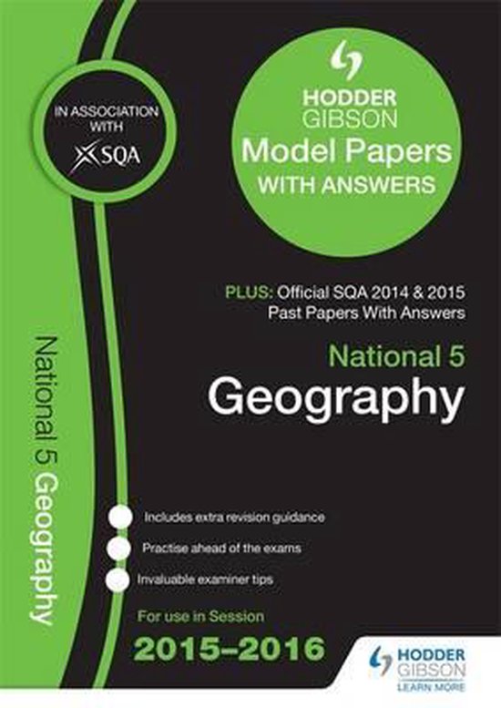 National 5 Geography 2015/16 SQA Past and Hodder Gibson Model Papers 9781471860584