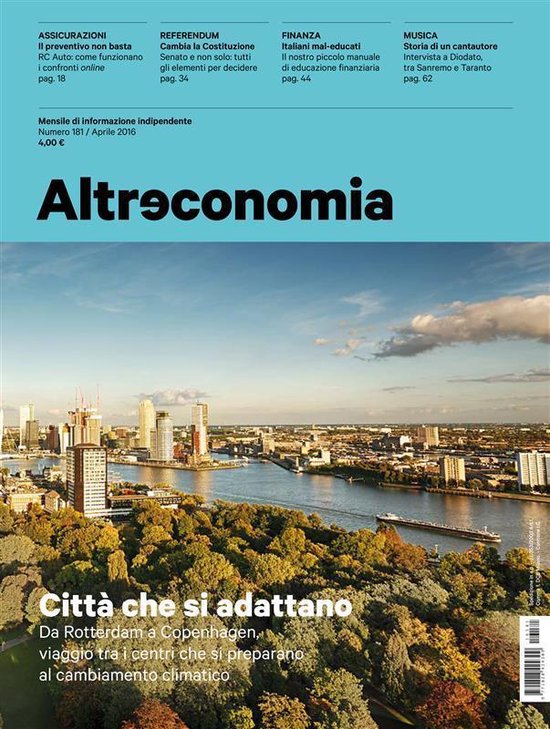 Altreconomia 181, aprile 2016 - cover