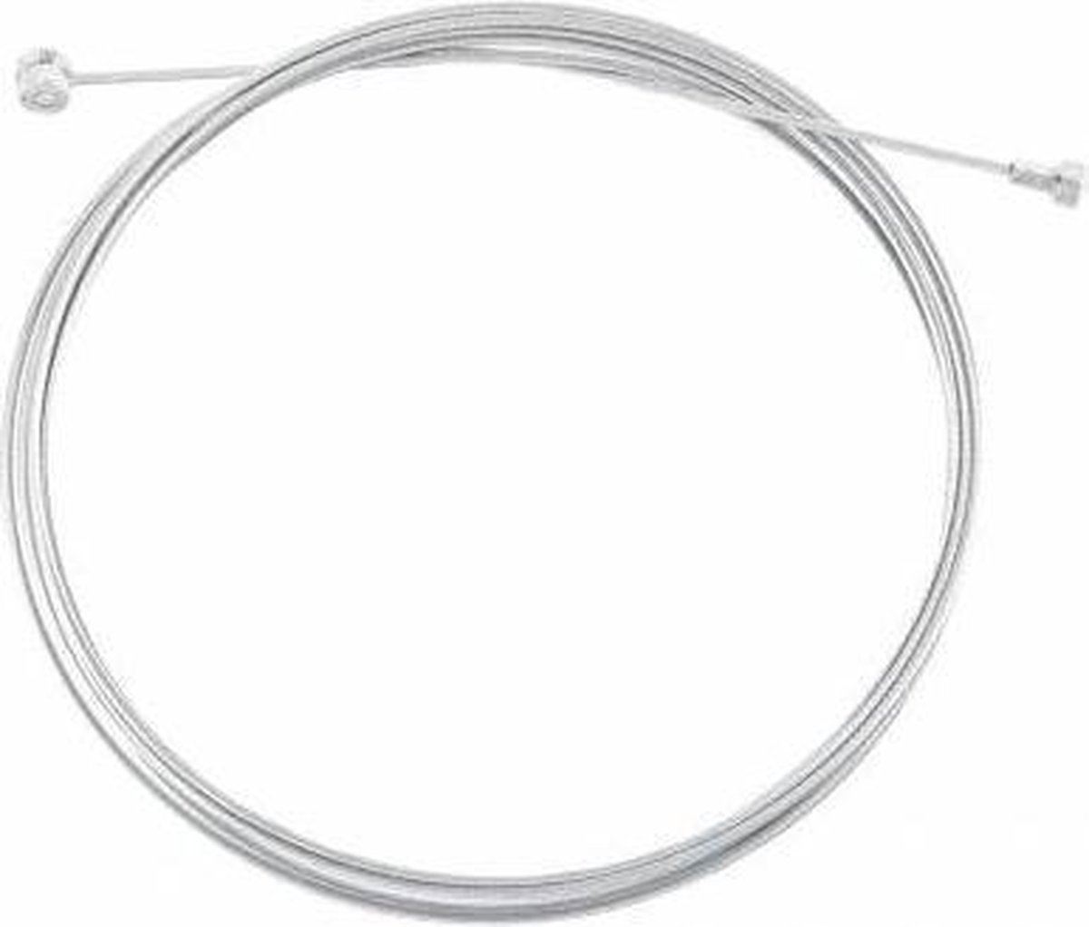 Slurf RVS binnenkabel achterrem - zilver - 2,25 meter - peer en ton nippel - anti-rafelnippel