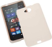TPU Backcover Case Hoesjes voor Microsoft Lumia 532 Wit