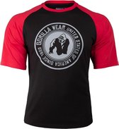 Gorilla Wear Texas T-shirt - Zwart/Rood - L
