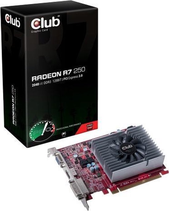 CLUB3D Radeon R7 250 2 GB GDDR3 | bol.com