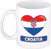 Hartje Kroatie mok / beker 300 ml