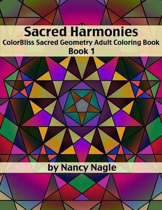 Colorbliss Sacred Geometry Adult Coloring Books- Sacred Harm ... - cover