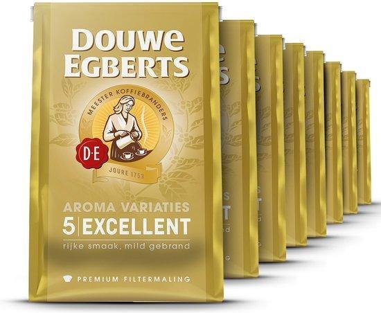 Douwe Egberts Premium Excellent Arome snelfiltermaling - 8 x 250 gram