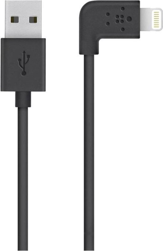 Belkin MIXIT Apple Lightning naar USB Kabel 90 graden hoek 1.2