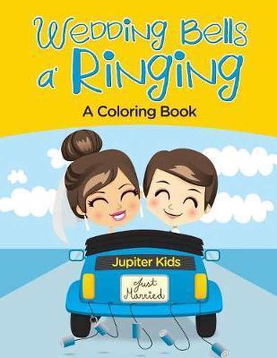 Wedding Bells a' Ringing (A Coloring Book) - cover