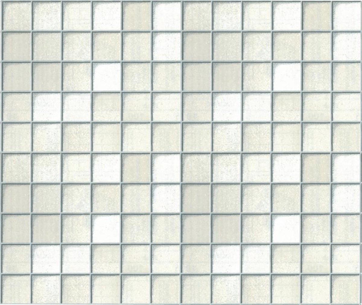 Plakfolie - Kleeffolie - Plakplastic - Blokken Wit - Hoogwaardig - 45cm x 300cm