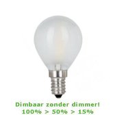 LED E14-G45-Filament Bulb - 4W - 2700K - 450Lm - 3-Stap-Dimbaar