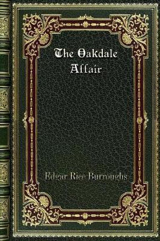 The Oakdale Affair - cover