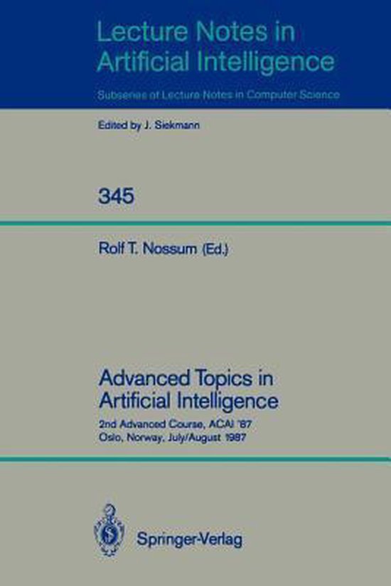 Advanced Topics In Artificial Intelligence 9783540506768 Boeken advanced-topics-in-artificial-intelligence-9783540506768-boeken