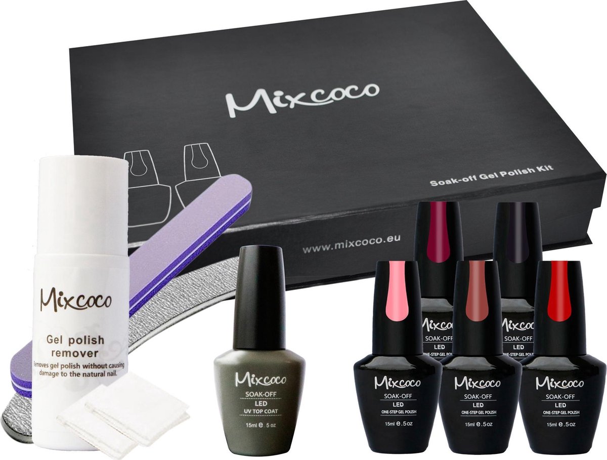 Mixcoco Gel Polish One Step 5delige Gellak Starterspakket