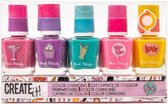 Create It! Nagellak Color Changing 8 Ml 5-delig