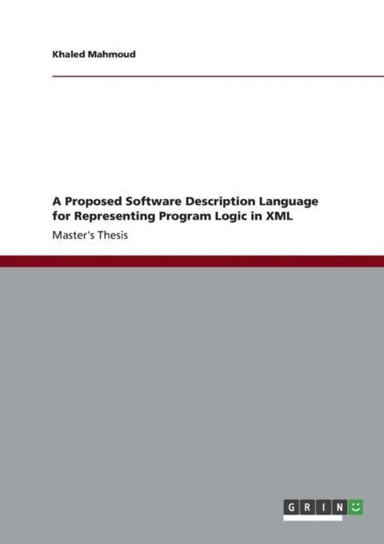 A Proposed Software Description Language for Representing Pr ... - cover