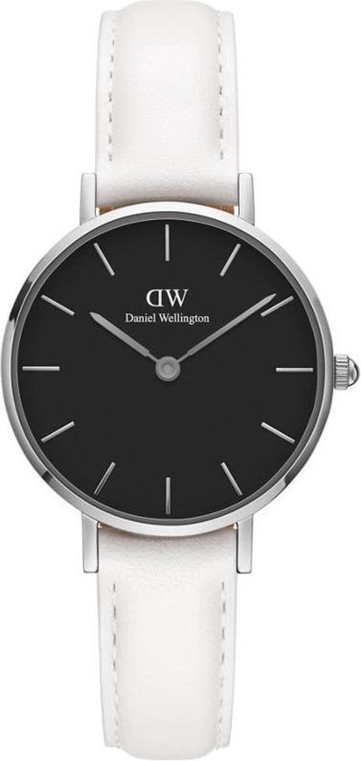 Daniel Wellington Petite Bondi Black DW00100286 - Horloge - Wit - 28 mm