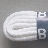 90cm lange witte schoenveters Rond - 2.5 mm dik - Bergal 8820