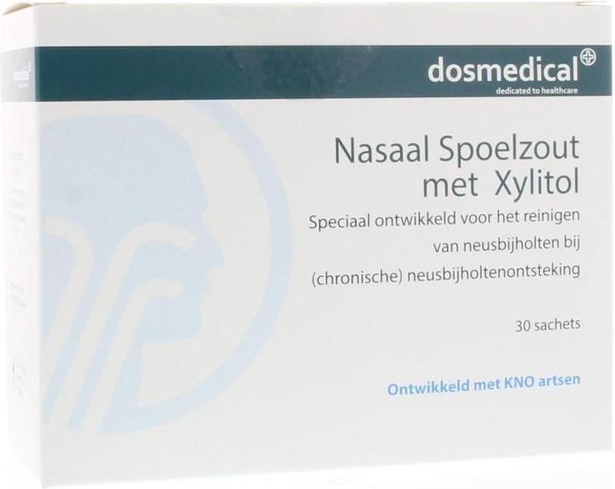 Dos medical Spoelzout Xylitol Sachet 30 stuks | bol.com