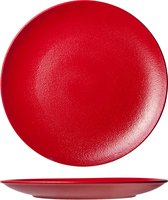 Cosy&Trendy For Professionals Dazzle Plat Bord - Ø27 cm - Rood - 6 Stuks