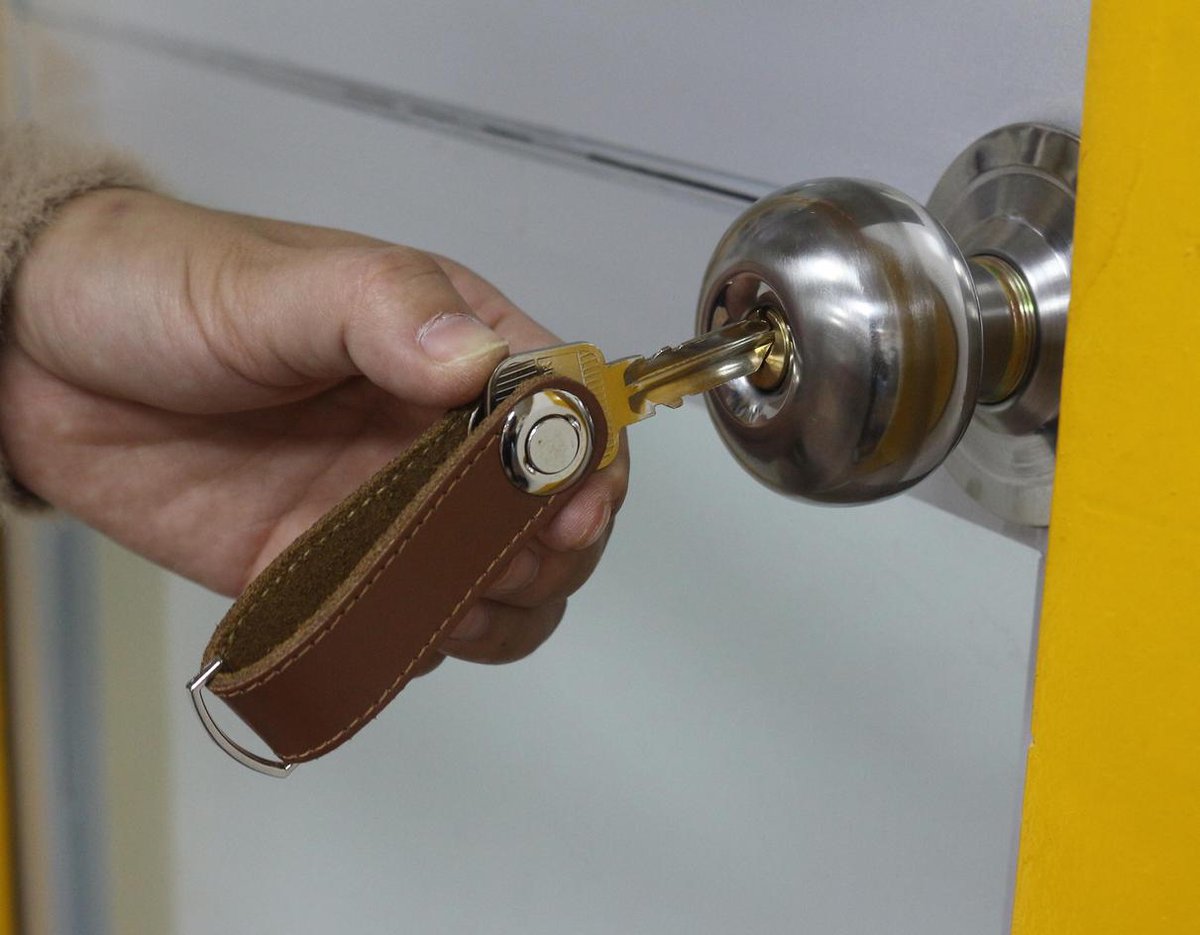 STILORD 'Toby' Sleutel Organizer Leer Vintage Etui voor Sleutels Mannen Vrouwen Key Holder Portemonnee met Sleutelhanger voor Handtas Echt Leer