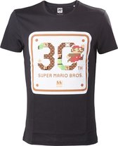 Nintendo Tshirt Black 30th Anniversary XS