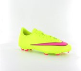 Nike Junior Mercurial Victory V FG - Voetbalschoenen - Kinderen - Maat 38 - Fluoriserend Geel