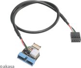 Akasa USB 3.1 Gen2 internal to USB 3.1 Gen1 19-pin adapter cable