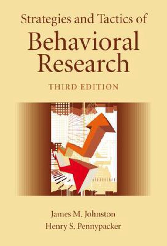 Strategies and Tactics of Behavioral Research - cover