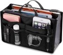 Bag in bag tas organizer – 11 vakken – zwart
