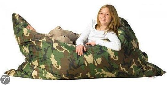Sit&Joy Basic - Zitzak - 165x135 cm - - Camouflage | bol.com