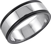 Amanto Ring Ave - Heren - 316L Staal - 8 mm - Maat 63 - 20