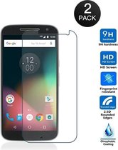 Paxx® Gratis 1+1 Tempered Glass/Screenprotector Glass 2 stuks voor Motorola G4