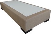 Slaaploods.nl Deluxe - Boxspring exclusief matras - 100x210 cm - Beige