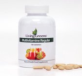 LivingGreens Multi Regular vitaminen en mineralen 180 tabletten, multi,multi vitaminen, multi vitamines