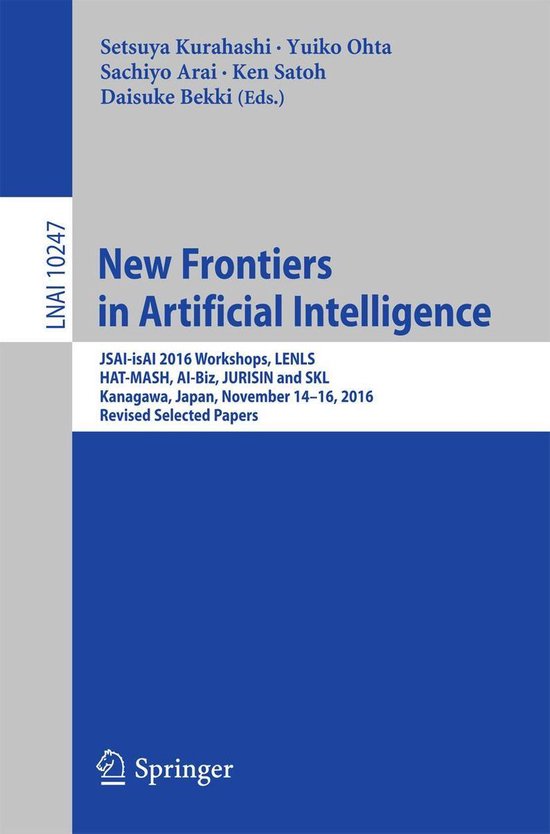 Springer Nature Proceedings Computer Science - New Frontiers ... - cover
