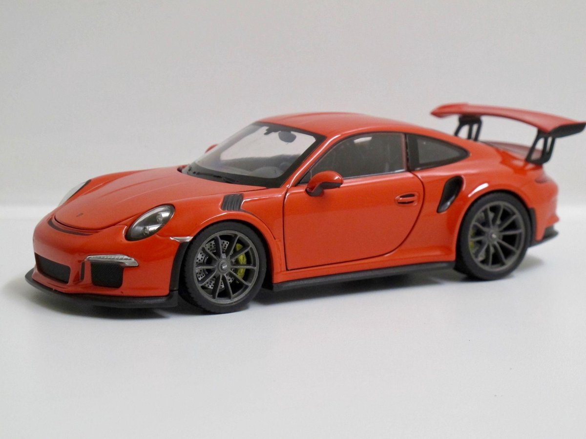 Welly Porsche 911 GT3 RS Blanc 1/24 Voiture Miniature 