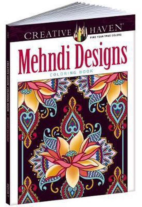 Creative Haven Mehndi Designs Collection Coloring Book, Marty Noble