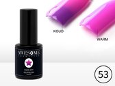 Awesome # 53 Thermo Gelpolish Purple - Rose - Thermo Gellak - Vernis à ongles Thermo Gel - UV & LED