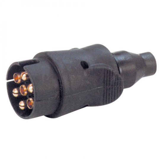 Prise Remorque 7 Broches Avec Gabarit - Pour Voiture, Auto, Tracteur - Fouraces