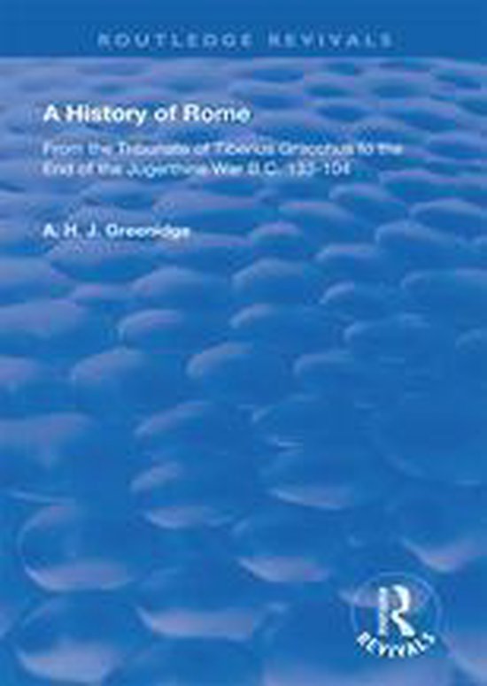 Routledge Revivals - A History of Rome from 133 B.C. to 70 A ... - cover