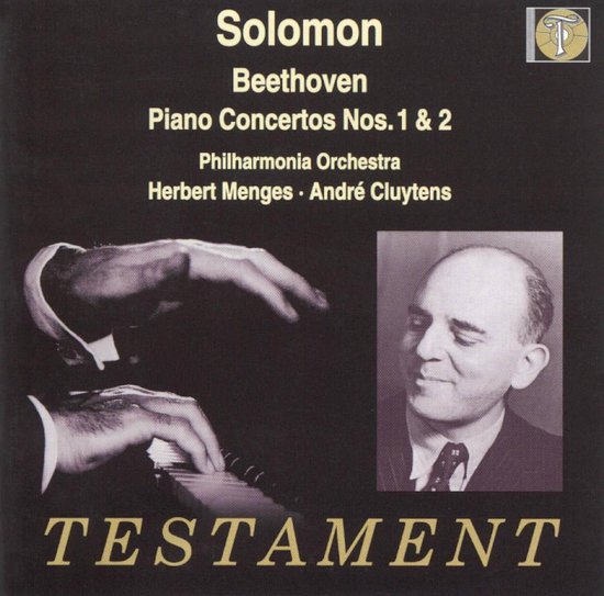 Solomon - Beethoven: Piano Concertos nos 1 & 2 / Solomon, Menges et al