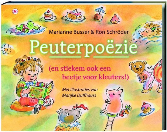 Cover van het boek 'Peuterpoezie' van R. Schröder en Marianne Busser