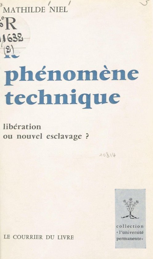 Le phénomène technique - cover